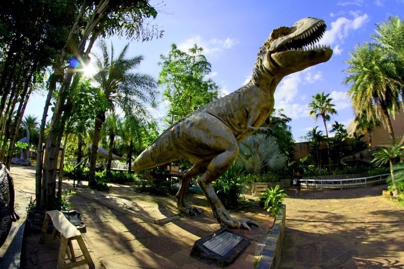 Skelet dinosaurusa u istorijskom muzeju